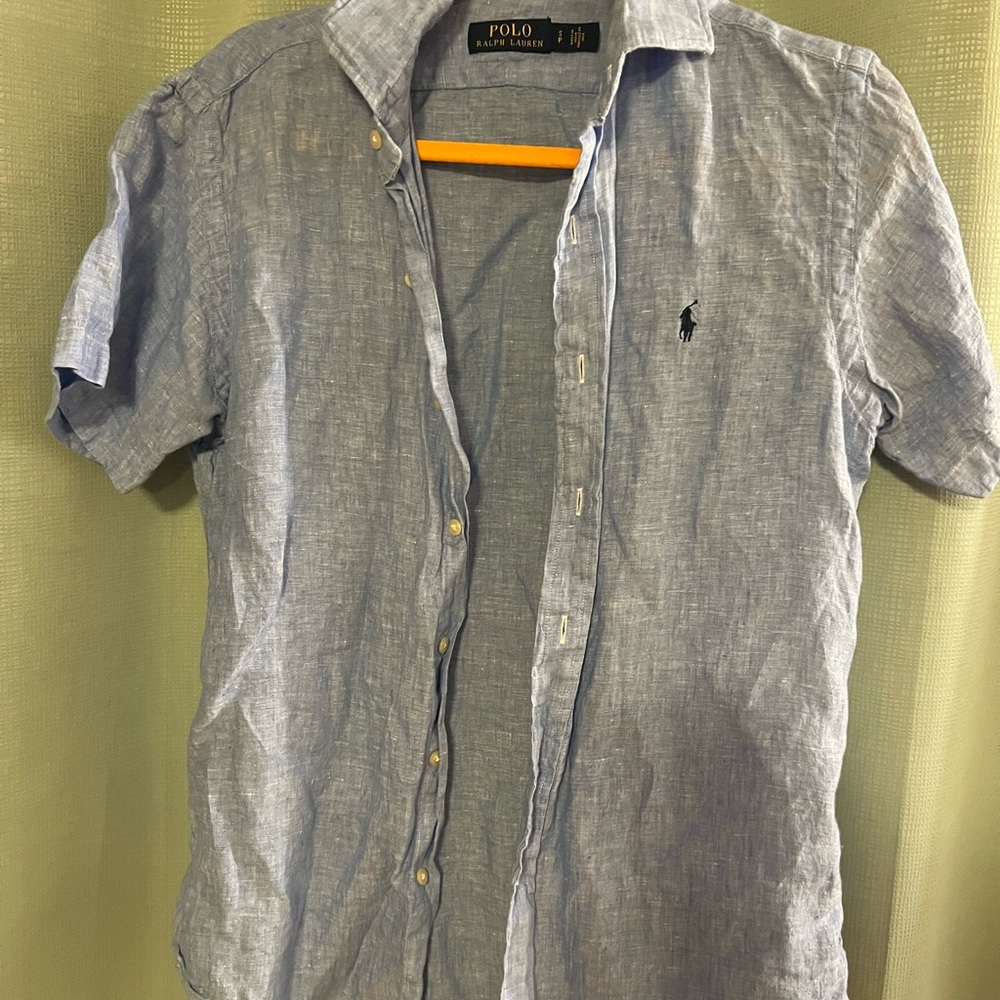 Polo Ralph Lauren Light blue linen size S